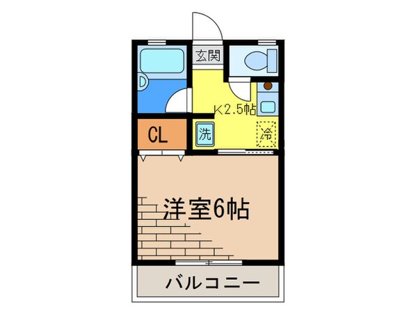 コ－ト　プルメリアの物件間取画像